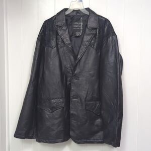 🌟🎵NWT Genuine Leather Jacket by Navarre Leather Company